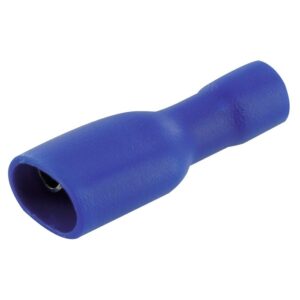 Image produit – Clip femelle entiérement isolé Dhome – Bleu – Diamètre 6,35 mm – Vendu par 10 (alt)