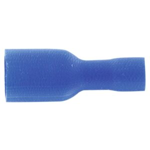 Image produit – Clip femelle entiérement isolé Dhome – Bleu – Diamètre 6,35 mm – Vendu par 10 (alt)