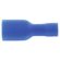 Image produit – Clip femelle entiérement isolé Dhome – Bleu – Diamètre 6,35 mm – Vendu par 10 (alt)