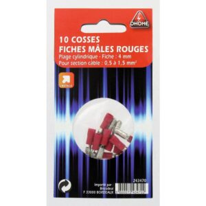 Image produit – Cosse cylindrique – Rouge (alt)