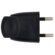 Image produit – Fiche électrique – Plate – Dhome – 2P – 6 A – Mâle – Noir (alt)