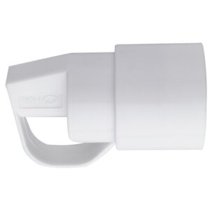 Image produit – Fiche électrique – Avec anneau – Dhome – 2P+T – 16 A – Femelle – Blanc (alt)