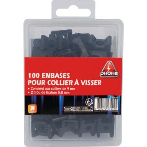 Image produit – Embase pour collier à visser Dhome – Vendu par 100 (alt)