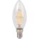 Image produit – Ampoule LED flamme à filament – Dhome – E14 – 4,5 W – 470 lm – 3000 K – Claire (alt)