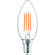 Image produit – Ampoule LED flamme à filament – Dhome – E14 – 4,5 W – 470 lm – 3000 K – Claire (alt)