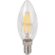 Image produit – Ampoule LED flamme à filament – Dhome – E14 – 4,5 W – 470 lm – 4000 K – Claire (alt)
