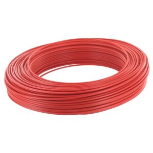 Image produit – Fil H07 V-U 2,5 mm² – Rouge (alt)