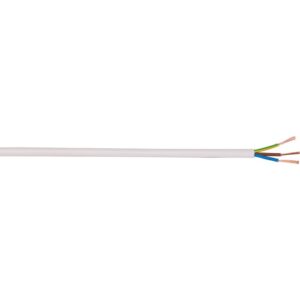 Image produit – Câble H05 VV-F 1,5 mm² – Couronne 50 m – 3G 1,5 mm² – Blanc (alt)