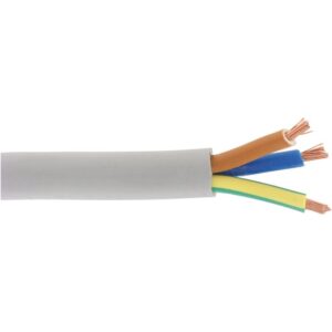 Image produit – Câble H05 VV-F – Dhome – 3G2,5 mm² – Gris – L. 50 m (alt)