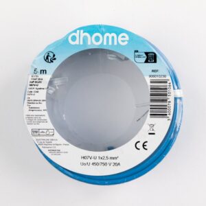 Image produit – Fil H07 V-U 2,5 mm² – Bleu – Brochable (alt)