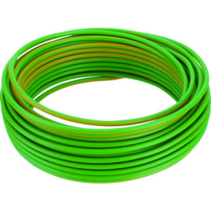 Image produit – Fil H07 V-U 1,5 mm² – vert/jaune – Brochable (alt)