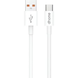 Image produit – Câble USB-C/USB-A – Dhome – 1 m – Blanc (alt)