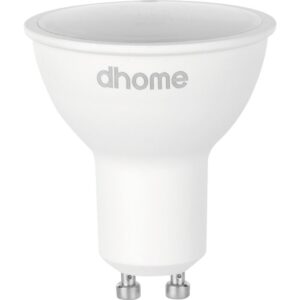 Image produit – Ampoule LED spot – Dhome – GU10 – 5 W – 450 lm – 4000 K – 100° – Dimmable – Boite (alt)