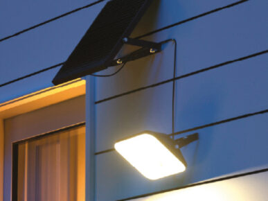 Borne LED solaire de jardin – Lodia – Dhome – H. 50 cm – 600 lm – 3000 K – à détection