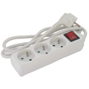 Image produit – Bloc multiprise standard 3G 1 mm² – Avec interrupteur (alt)