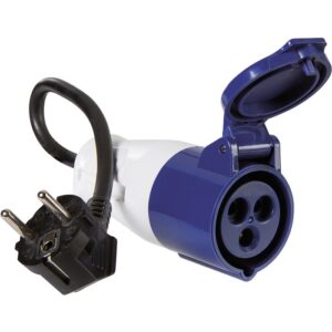 Image produit – Cordon adaptateur pour borne de camping Dhome – Femelle UE / Mâle 16 A (alt)
